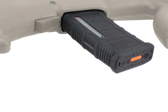 Magpul PMAG Steyr AUG magazine has an easily removeable base plate